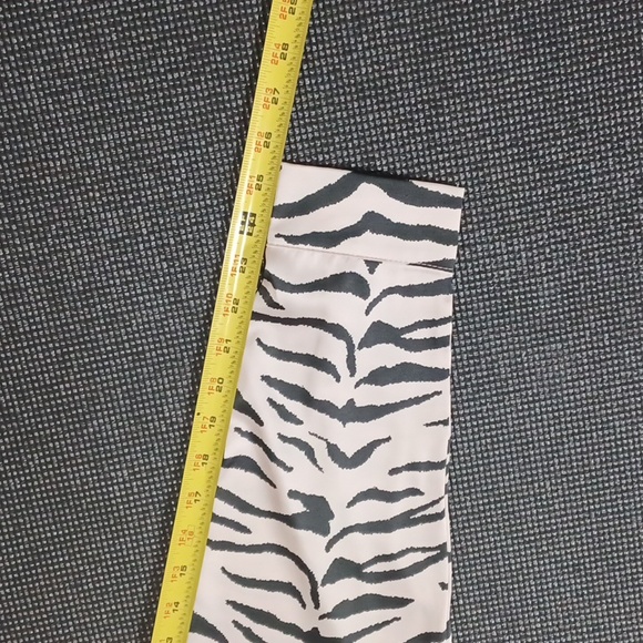 MOA MOA shirt. Pullover w/ button front, zebra print. Whimsy. Corpcore. Medium. - Picture 10 of 14